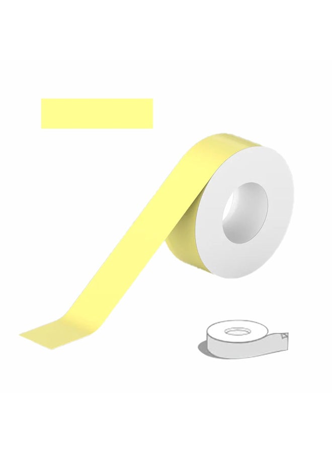 PeriPage Thermal Label Tape 0.55 inches x 13.7 ft, Self-Adhesive Continuous Thermal Sticker, Compatible with P10/D11/D110 Mini Label Printer for Home School Office, 1 Roll, Lemon Yellow Color - Image 2