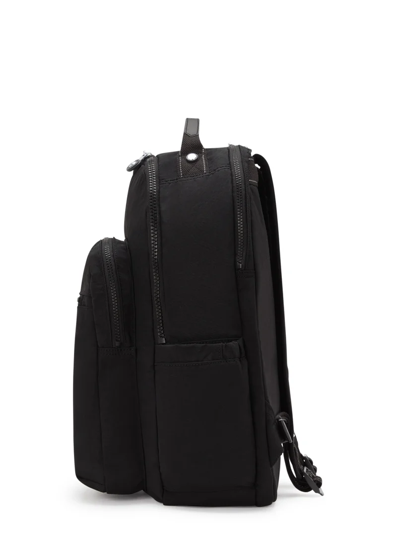 kipling Seoul Lap Large backpack (with laptop compartment) True Black - I4275J99