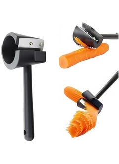 Generic Vegetable Spiral Cutter Carrot Curler Peel Potatoes Cucumber Fruit Flower Tool Kitchen Blade Peeler Rotation Trim Carving Spiralizer Kit  - Image 1