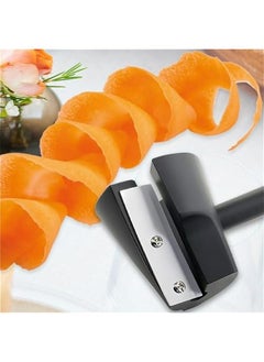Generic Vegetable Spiral Cutter Carrot Curler Peel Potatoes Cucumber Fruit Flower Tool Kitchen Blade Peeler Rotation Trim Carving Spiralizer Kit  - Image 5
