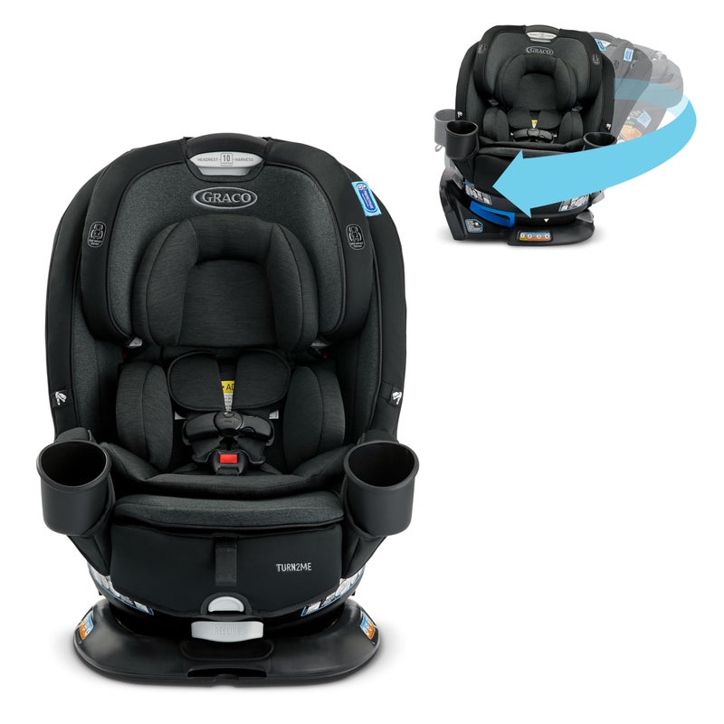 GRACO Graco Turn2Me 3in1 Convertible Car Seat Rotating Seat feature with RearFacing ForwardFacing and Highback Booster options in Cambridge
