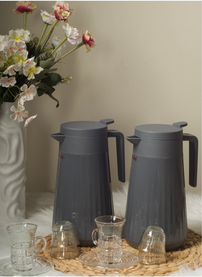 HOMEVEO Fragrant 1-liter thermos set - elegant hospitality and quality performance  - Image 1