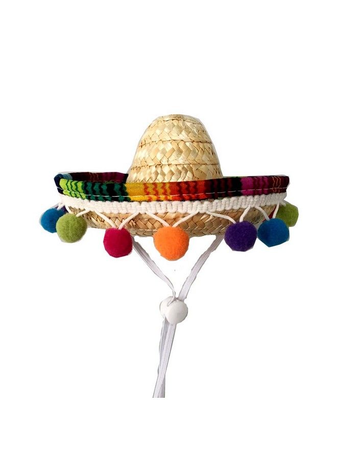 Crazy Night Mini Sombrero Top Hat Headband Tiny Straw Hat Cinco De Mayo Small Sombreros For Baby Kids Dog Cat Mexican Fiesta Birthday Party Supplies Topper Centerpiece Table Decor De Viva Mexico Para - Image 2