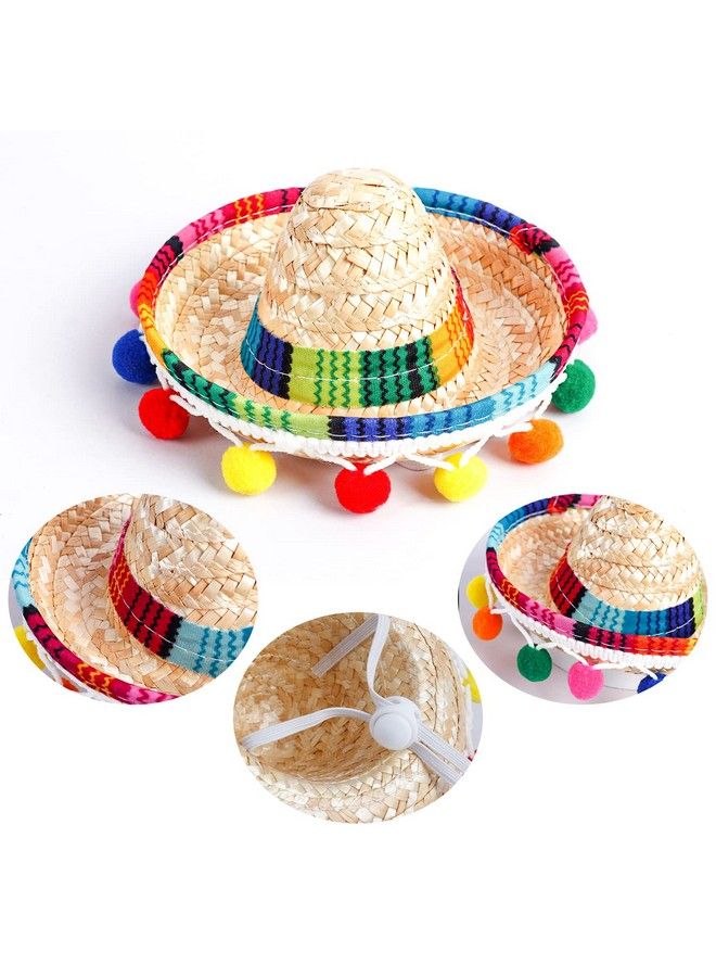 Crazy Night Mini Sombrero Top Hat Headband Tiny Straw Hat Cinco De Mayo Small Sombreros For Baby Kids Dog Cat Mexican Fiesta Birthday Party Supplies Topper Centerpiece Table Decor De Viva Mexico Para - Image 5