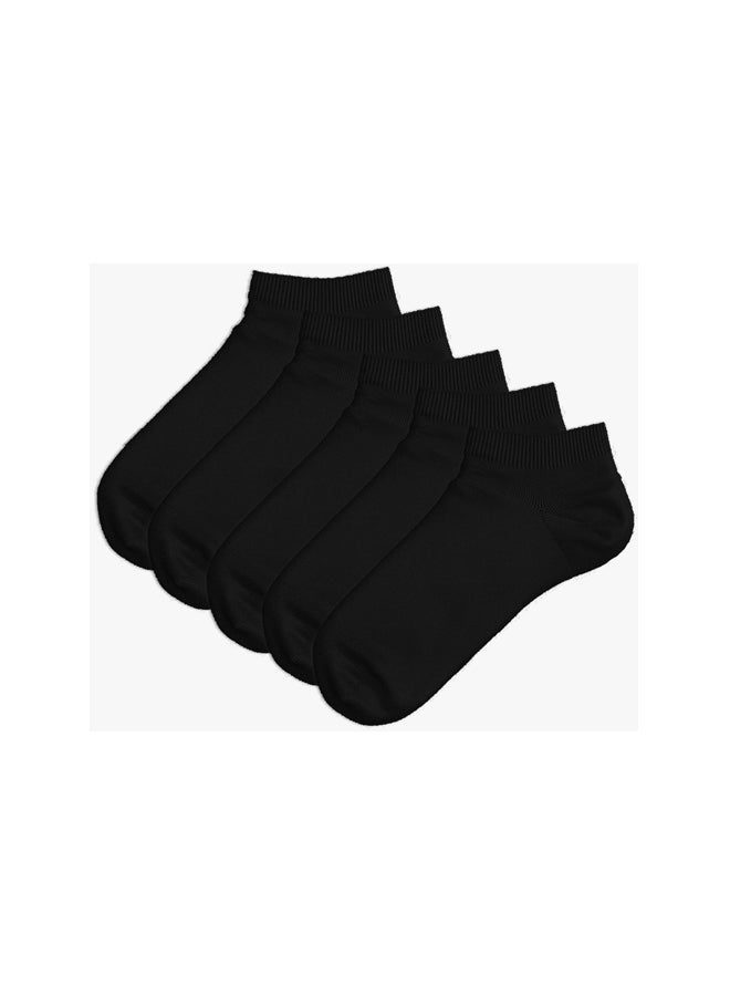 LC WAIKIKI Women's Plain Trainer Socks 5 Pack - Image 1