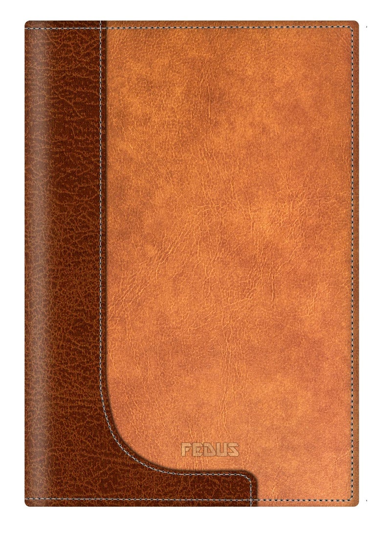 FEDUS Document File Folder for Certificates, Leatherette Multipurpose Professional Folder File for Documents, Documents Holder, Document Bag, Portfolio, Executive File with 20 Leafs for Men and Women - Image 1