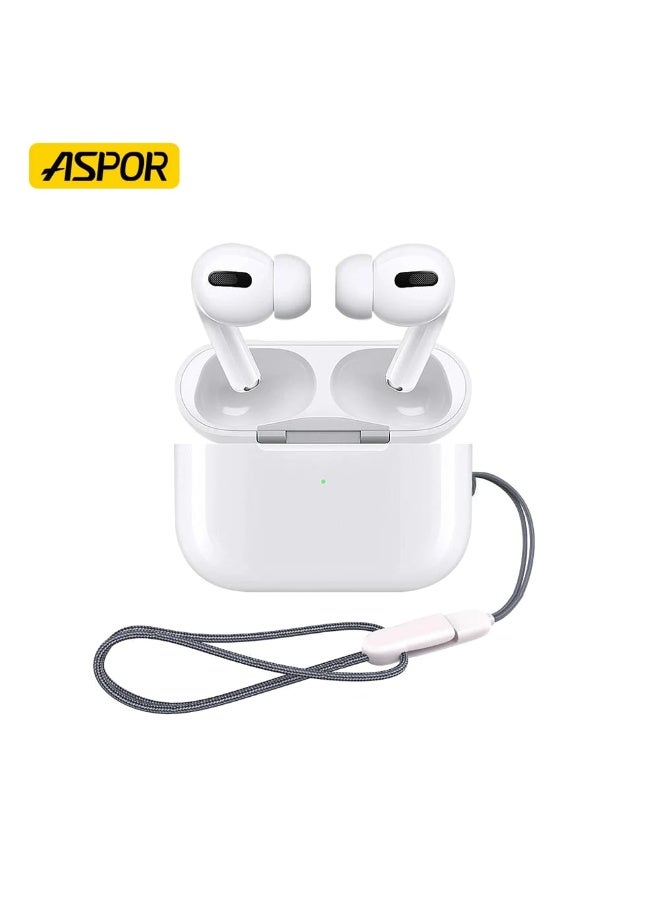 أسبور سماعات أذن لاسلكية ASPOR A620 ANC AirBuds Pro 2 - ANC، بلوتوث 5.4، شحن لاسلكي، وقت تشغيل 30 ساعة - Image 4
