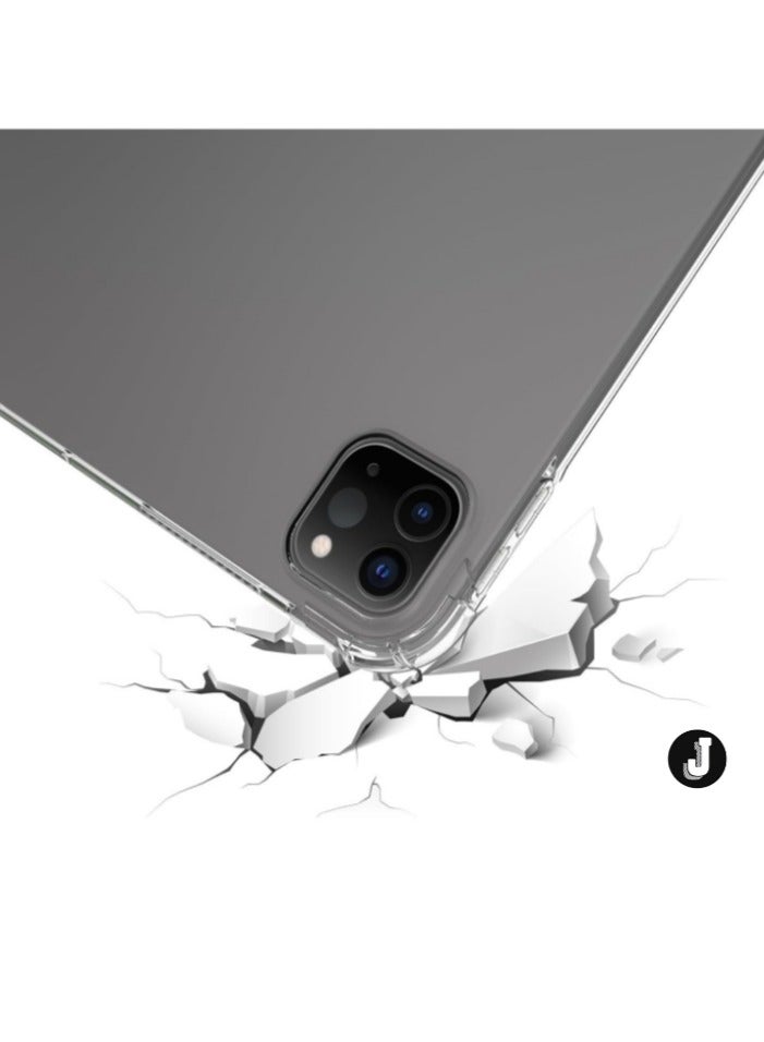 JAJEEK "Case for iPad Air 13" 2024 – TPU Soft Protective Cover, Anti-Scratch, Shockproof for iPad Pro 13 Inch (Clear)" - Image 3