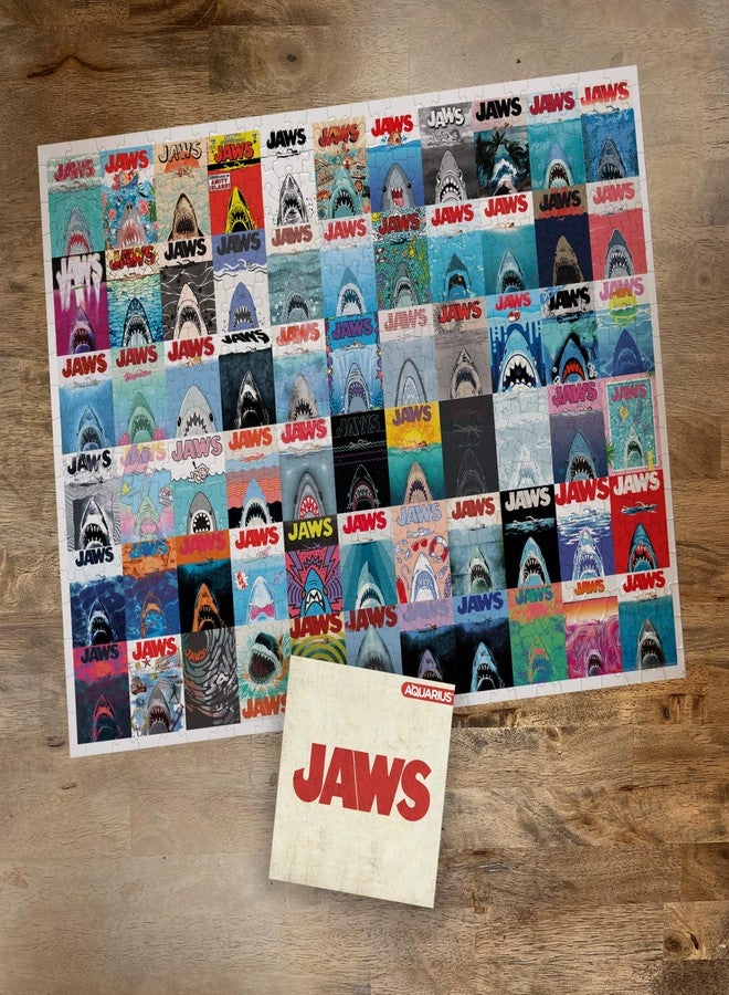 Aquarius Jaws 50th Anniversary Posters 500pc Puzzle (500 Piece Jigsaw Puzzle) - Glare Free - Precision Fit - Officially Licensed Jaws Merchandise & Collectibles - 14x19 Inches - Image 3