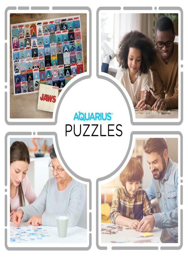 Aquarius Jaws 50th Anniversary Posters 500pc Puzzle (500 Piece Jigsaw Puzzle) - Glare Free - Precision Fit - Officially Licensed Jaws Merchandise & Collectibles - 14x19 Inches - Image 4