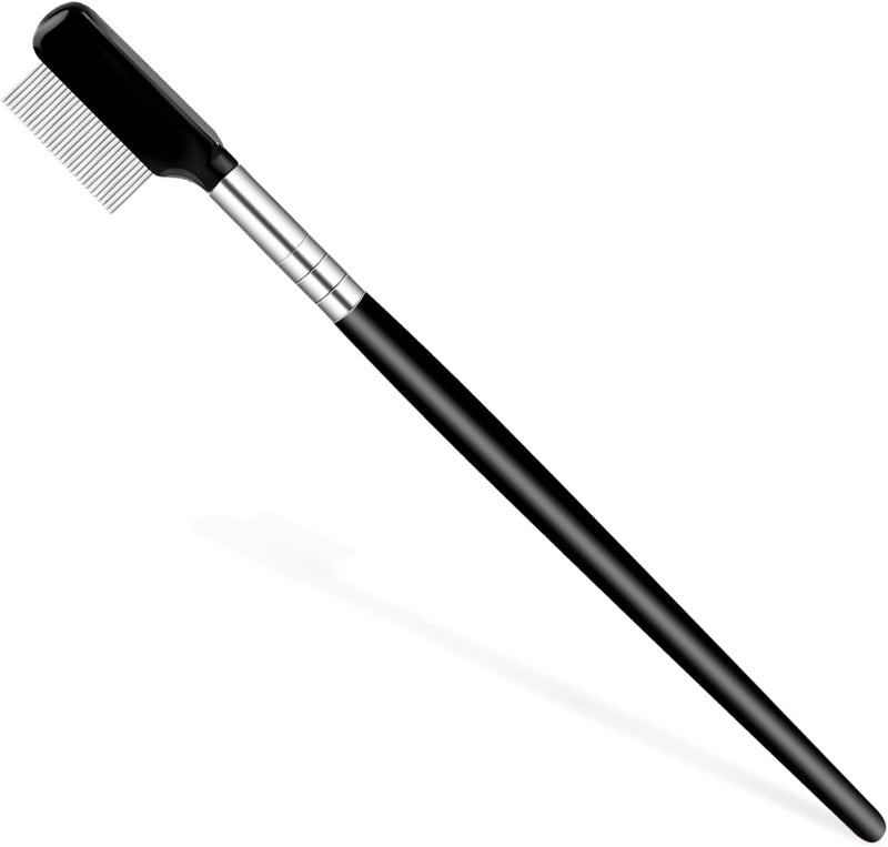 Yuomeaz Eyebrow Comb, Metal Eyebrow Comb for Women, Eyelash Separator Combs with Acrylic Handle for Eye Makeup, Eyelash Grooming - Image 1