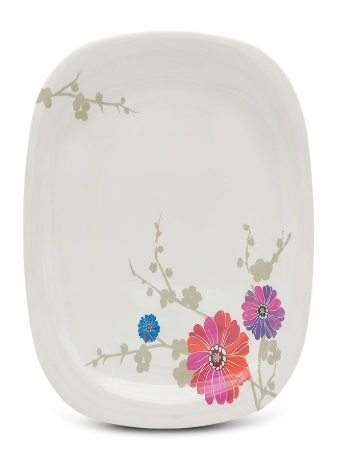 Superware | Pure Melamine | Buffet Plate Set - Barberto Daisy 12.5” (6 nos.) | Stain Free, Glazed Finish - Image 2
