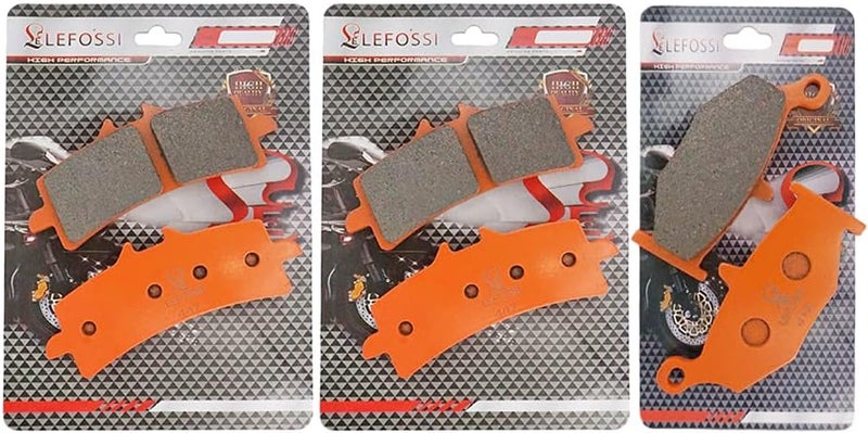 LE LEFOSSI Front Rear Carbon Fiber Brake Pads for Suzuki GSX 1300 R Hayabusa 2013-2015 - Image 1