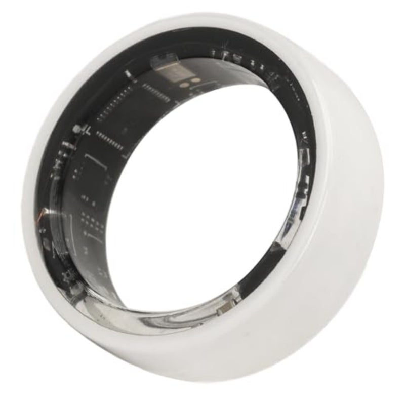 Health and activity tracking smart ring for daily wellness use, made of titanium alloy, black color, with mood monitoring and depression detection features - Image 2