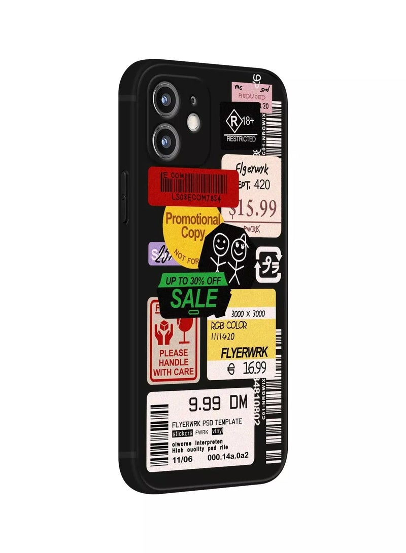 Tag Pattern Phone Case  - Image 3