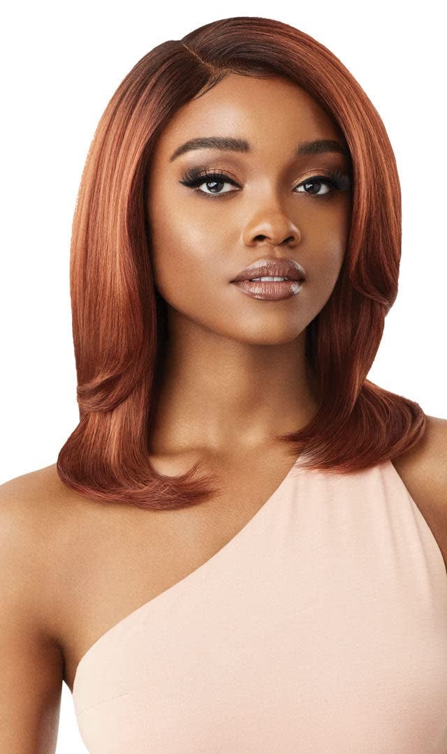 Outre Synthetic Melted Hairline Swiss Lace Front Wig  SABRINA 1B