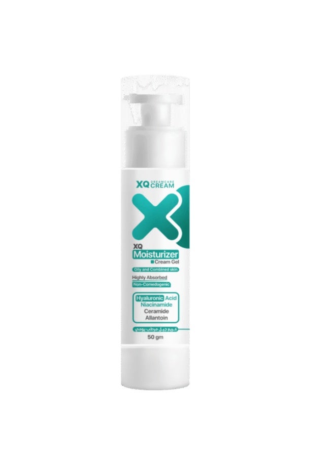 XQ Moisturizer Cream Gel – For Oily & Combination Skin 50g - Image 1