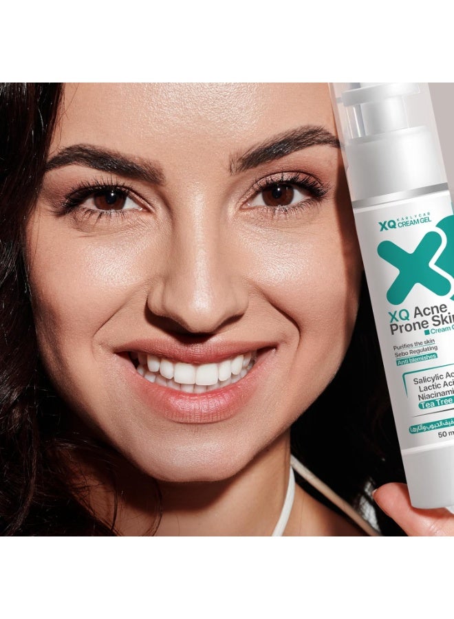 XQ Moisturizer Cream Gel – For Oily & Combination Skin 50g - Image 5