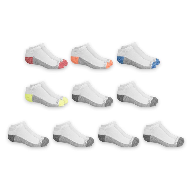 Fruit of the Loom Boy's No Show Socks 10 Pair - Image 1