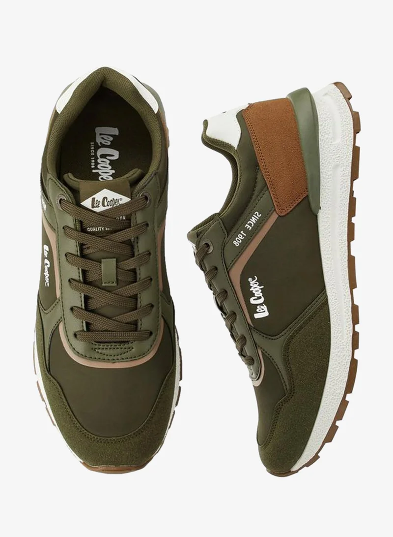 Lee Cooper Green Men Lace-Up Sneakers for Men | Best Price UAE