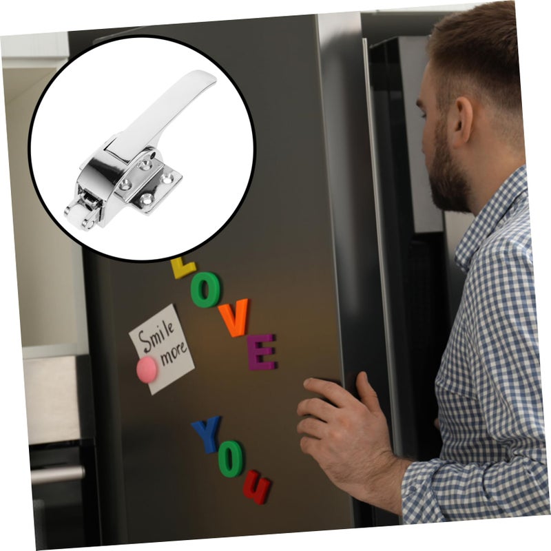 Heavy Duty Freezer Door Latch Handle with Comfortable Grip for Home and Business Use - Image 3