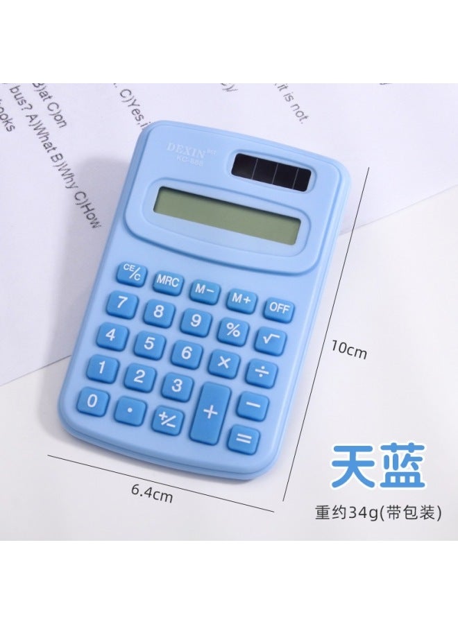 Colorful Macaron Mini Calculator For Students And Accountants, Cute, Compact, Practical, Convenient For Learning