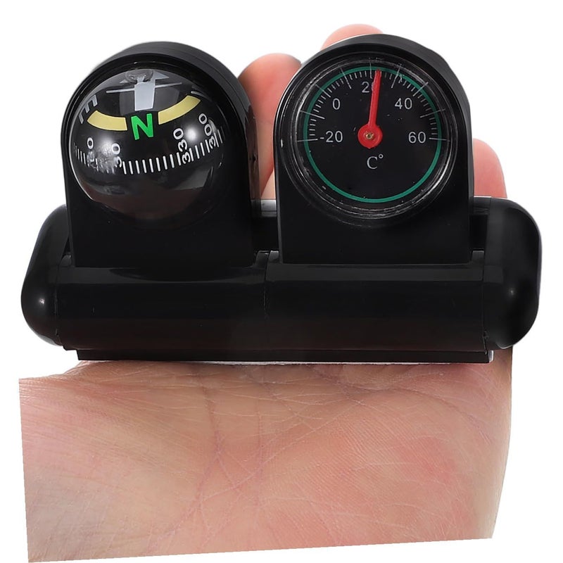 Automotive Dashboard Compass Thermometer Rotatable Mount with Navigation - Image 4