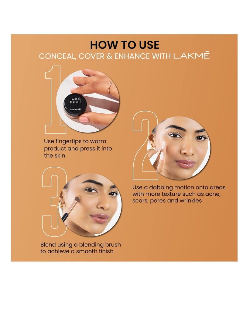 LAKMÉ Absolute Creme Concealer 10 Ivory 3.9g