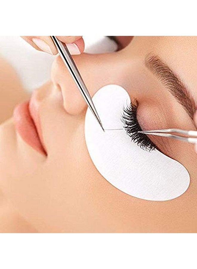 LANKIZ Eyelash Extension Tweezers Stainless Steel Straight and Curved Volume Lash Tweezers Set for Eyelash Extension Professional Applicator Tool-Silver - Image 2