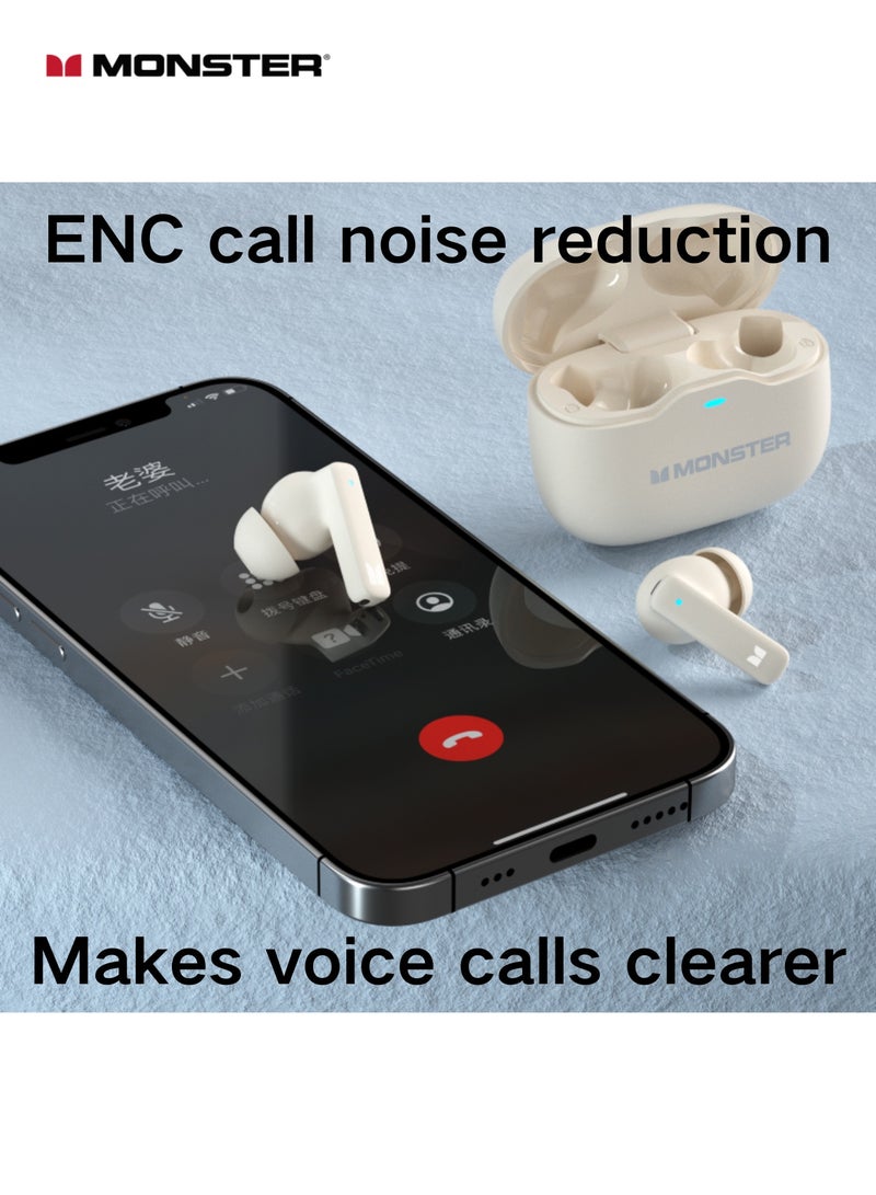 Monster Aura Fit GT17 TWS Earphones - Superior ANC for Unrivaled Quiet and High - Quality Sound - Image 5