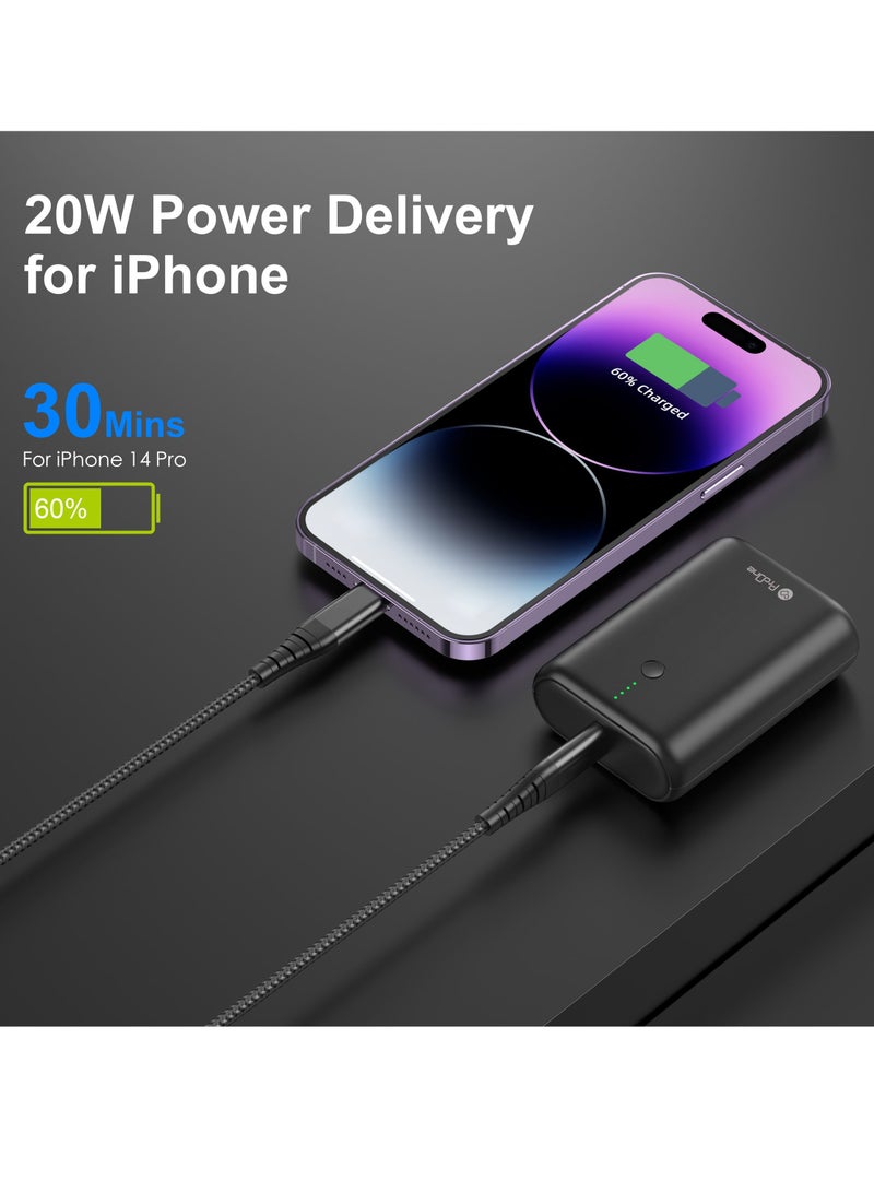 ProOne Small Lightweight 22.5W Fast Charging mini 10000mAh ProOne PPB5117 Portable Power Bank With QC3.0 & PD Charging, Compatible with iPhone, Samsung, Huawei, Xiomi, etc.  - Image 3