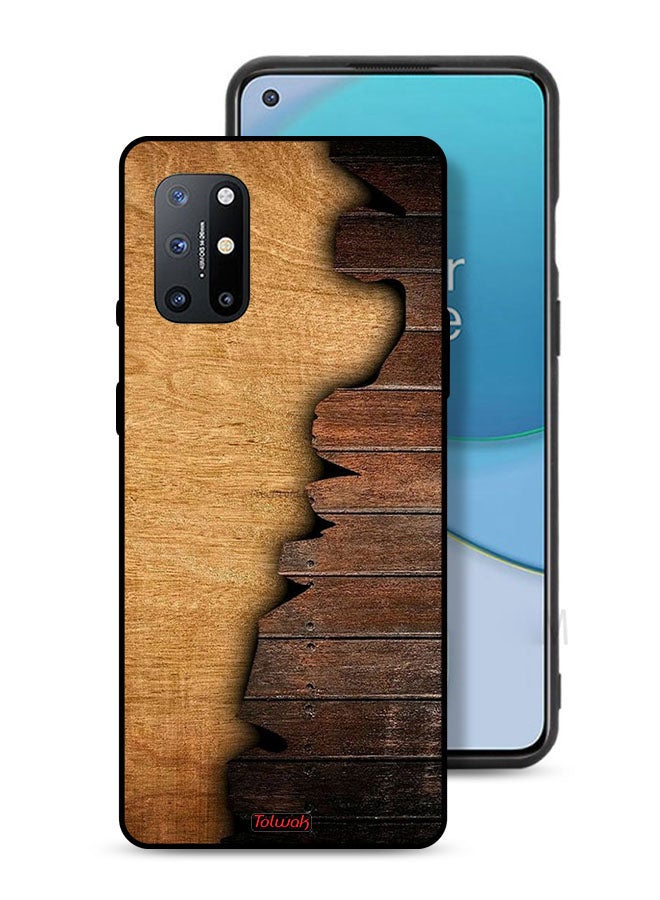 Tolwak OnePlus 8T Plus 5G Protective Case Cover Vintage Wood Pattern - Image 1