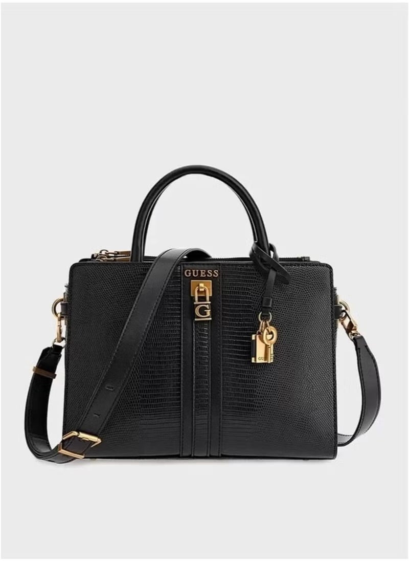 GUESS Ginevra Bluch Logo Handbag  - Image 1