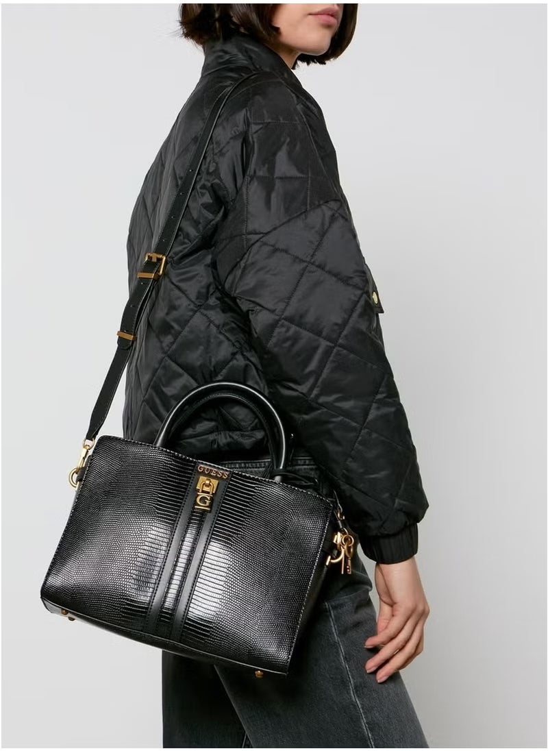 GUESS Ginevra Bluch Logo Handbag  - Image 5