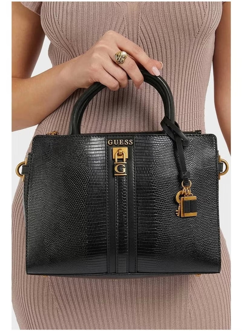 GUESS Ginevra Bluch Logo Handbag  - Image 4