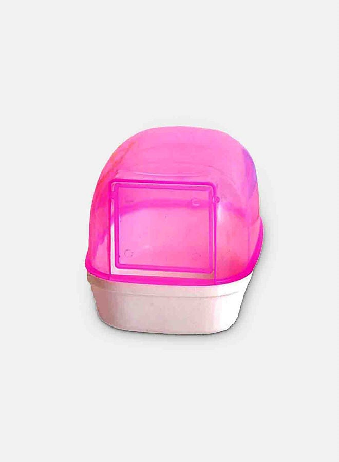 NIBEMINENT Hamster Enclosing Bathroom Pink/Green/Blue