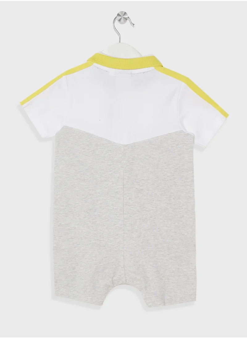 BOSS Infant Logo Romper