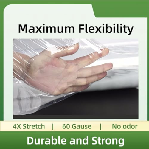 AISEY Stretch Wrap Film Heavy Duty 11.8 inch Wide 500ft Shrink Wrap Roll Self Adhering Packing Supplies for Moving, Packing and Pallet Furniture - Image 4
