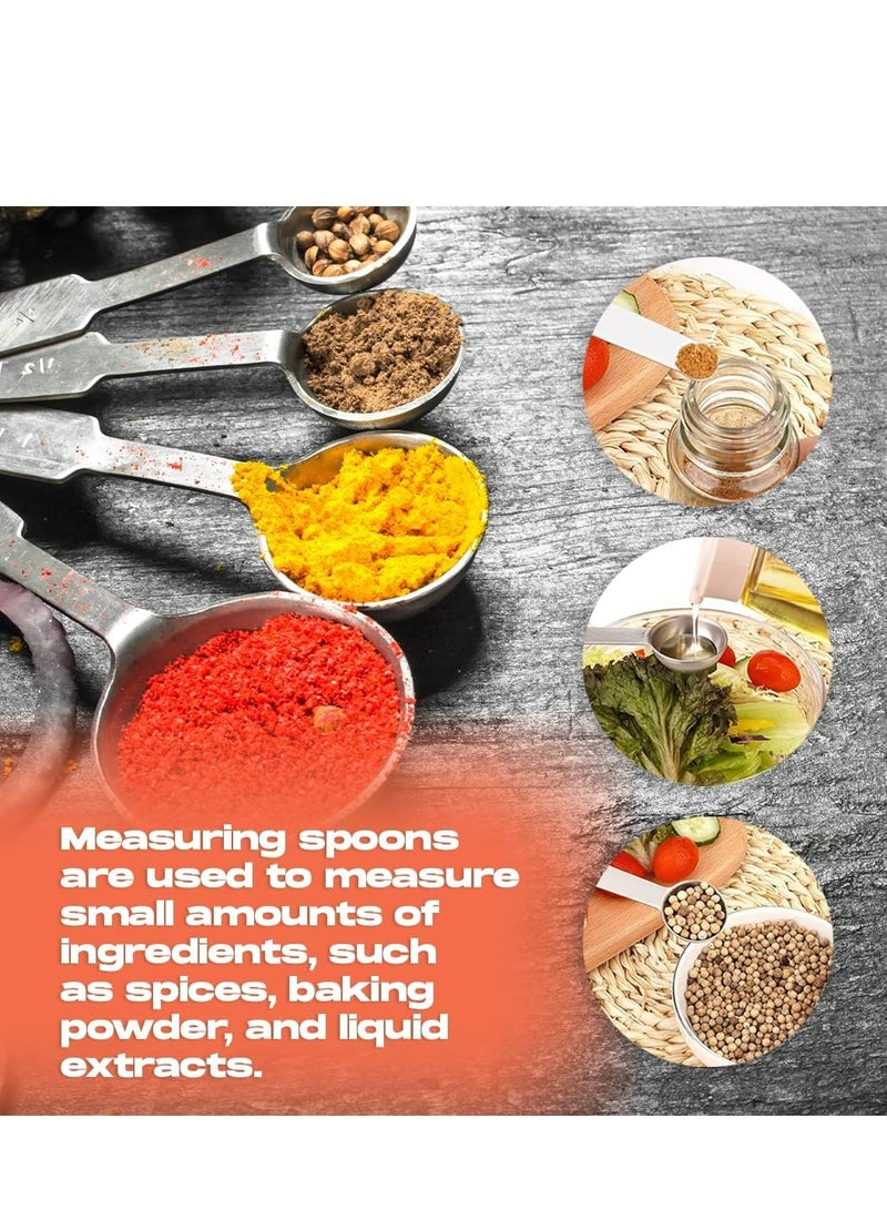 4 Sets Measuring Spoon Sets-Precise Measuring Spoon Kitchen Accessories for Baking & Cooking