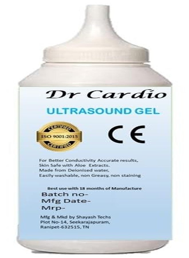 Dr Cardio دكتور كارديو ألتراساوند | جل تخطيط القلب الكهربائي معتمد من ISO، تم اختباره ميكروبيولوجيًا، آمن على الجلد للاستخدام مع الموجات فوق الصوتية | EUSG | دوبلر | التصوير بالموجات فوق الصوتية | مجموعة العلاج الطبيعي (أزرق) - Image 2