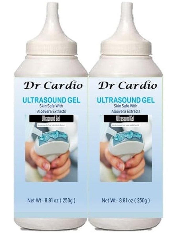 Dr Cardio دكتور كارديو ألتراساوند | جل تخطيط القلب الكهربائي معتمد من ISO، تم اختباره ميكروبيولوجيًا، آمن على الجلد للاستخدام مع الموجات فوق الصوتية | EUSG | دوبلر | التصوير بالموجات فوق الصوتية | مجموعة العلاج الطبيعي (أزرق) - Image 1