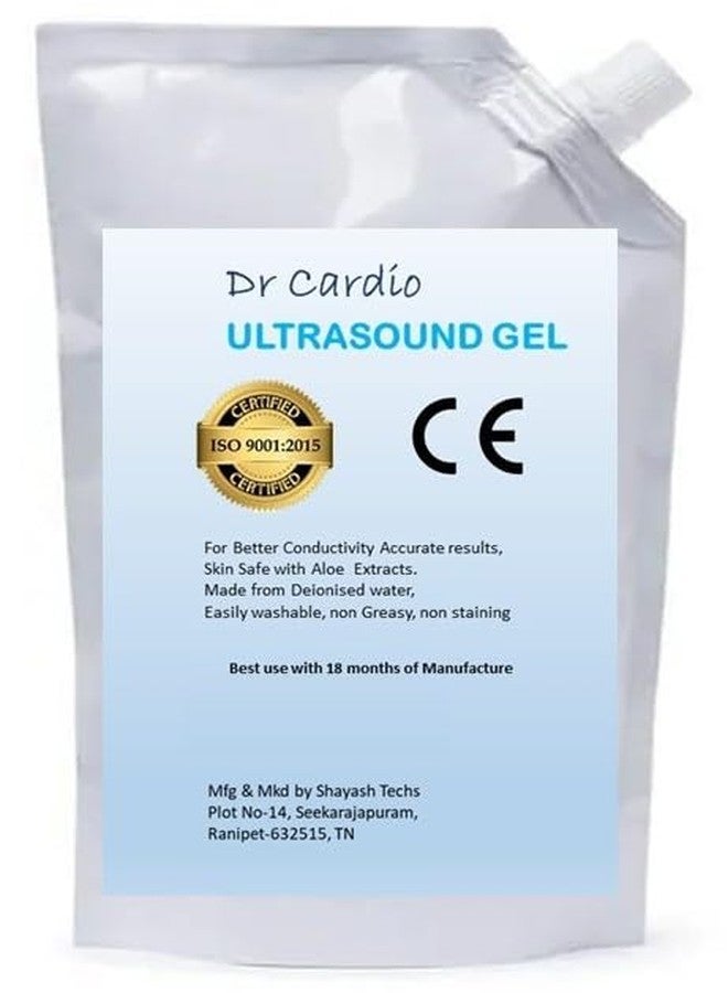 Dr Cardio دكتور كارديو ألتراساوند | جل تخطيط القلب الكهربائي معتمد من ISO، تم اختباره ميكروبيولوجيًا، آمن على الجلد للاستخدام مع الموجات فوق الصوتية | EUSG | دوبلر | التصوير بالموجات فوق الصوتية | مجموعة العلاج الطبيعي (أزرق) - Image 3
