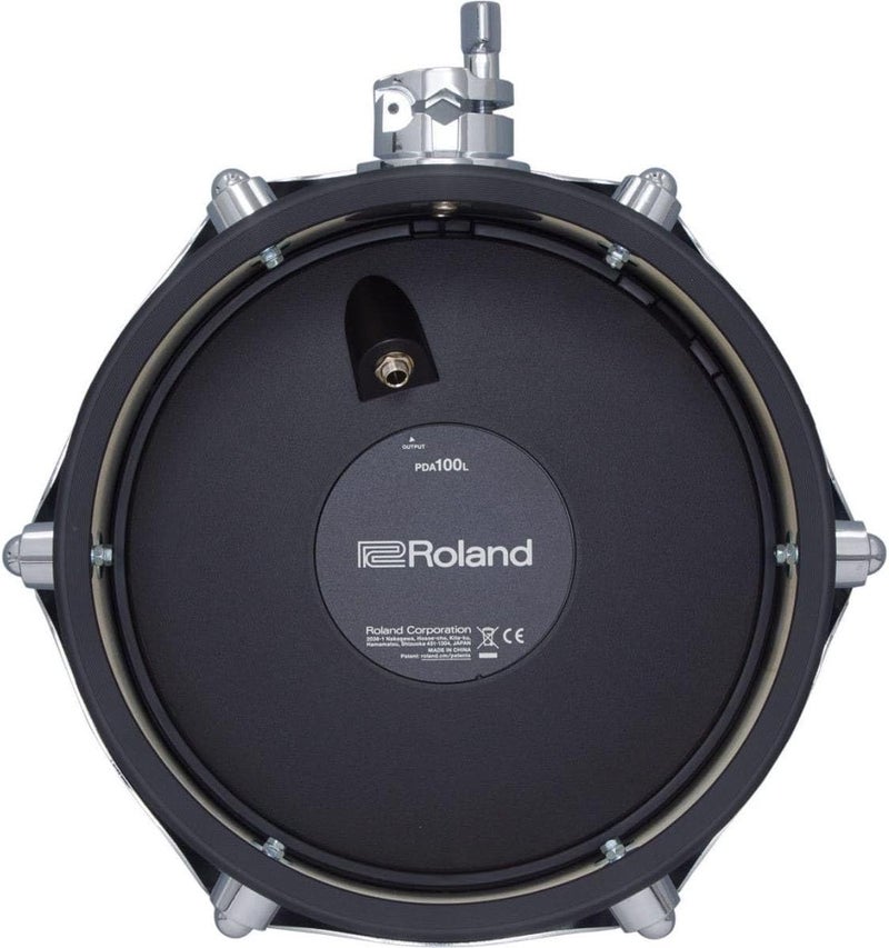 Roland Electronic Drum Pad PDA100L-BK - 10" Dual-Zone Tom Pad with Wood Shell - Image 3