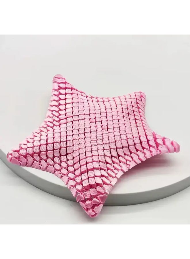 Purple Gradient 3D Printed Starfish Fidget Toy Movable Joints Sensory Relief Gift - Image 3