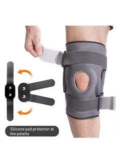 Relax Smart Knee Brace with Side Stabilizers, Relieve Meniscal Tear Knee Pain Arthritis, Breathable Adjustable Knee Support for Men and Women with Sports Injuries  - Image 2
