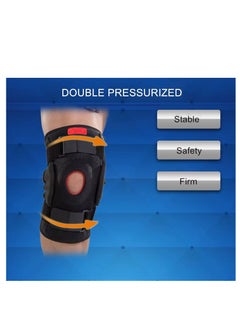 Relax Smart Knee Brace with Side Stabilizers, Relieve Meniscal Tear Knee Pain Arthritis, Breathable Adjustable Knee Support for Men and Women with Sports Injuries  - Image 4