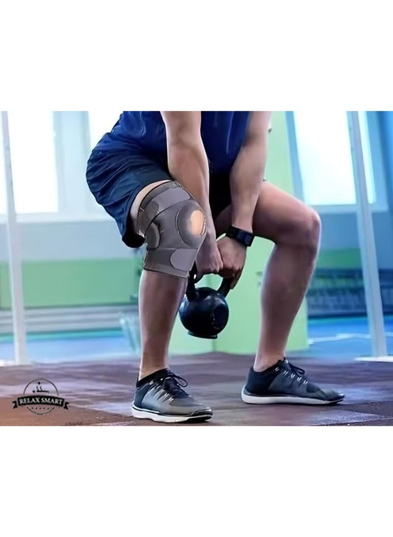 Relax Smart Hinged Knee Brace for Meniscus Tear Adjustable Support for Knee Pain and ACL MCL Injury or Surgery Recovery - Image 3