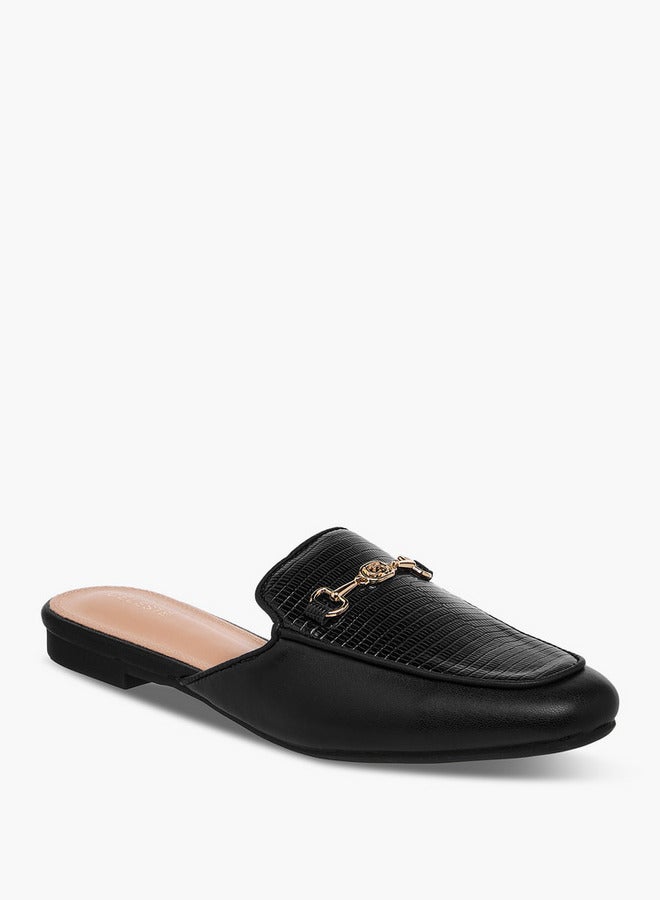 Celeste Women's Metal Accent Slip-On Mules  - Image 2