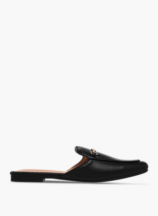 Celeste Women's Metal Accent Slip-On Mules  - Image 3