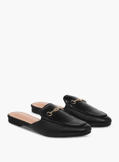 Celeste Women's Metal Accent Slip-On Mules